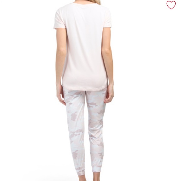 NWT Rae Dunn first coffee camo pajama pj set - Picture 2 of 3